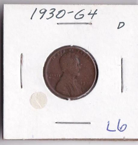 1930 Lincoln Cent L6 Cover