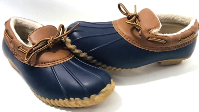 Botas JBU by Jambu Rain Duck para mujer talla 8M Gwen azul goma imitación piel JB16GWN73 Foto 1 de 4