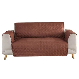 Quilted Sofa Cover Water Resistant Nonslip Couch Slipcover Furniture Protector - Picture 1 of 34