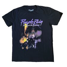 Prince Purple Rain Album Movie M Men's Teens Black Short Sleeve T-Shirt Medium.