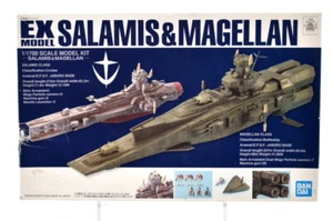 Bandai EX Model 23 1/1700 Scale Model Kit Salamis & Magellan New Old Stock - Picture 1 of 13