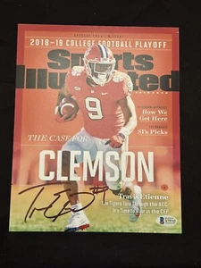 Travis Etienne Autographed 8x10 Photograph SPORTS ILLUSTRATED COVER CLEMSON BAS - Picture 1 of 2