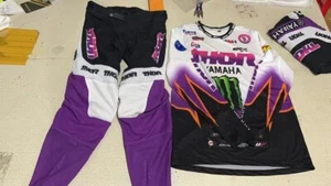Thor Monster Yamalube Motocross Racing Gear Set Jersey/Pants Combo MX ATV Suit - Picture 1 of 3