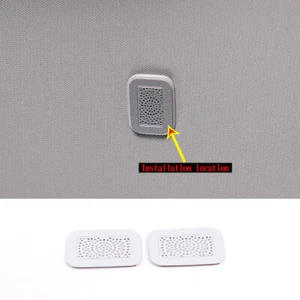 Silver Steel Car Roof Loud Speaker Cover Mesh Trim For Toyota Sequoia 2023-2024 - Picture 1 of 11