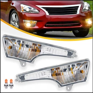 Pair Turn Signal Coner Fog Light For 2013-2015 Nissan Altima NI2531118 NI2530118 - Picture 1 of 13