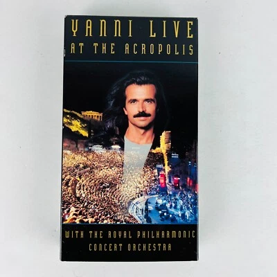 Yanni - Live at the Acropolis VHS Video Tape New Age Music - Image 1 of 2