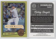 2017 Panini Donruss Retro 1983 Gold Press Proof /99 Corey Seager #RV-18