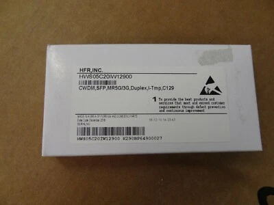 HFR HWS05C20IW12900 CWDM SFP MR5G/3G DUPLEX I-Tmp C129 - Image 1 of 2