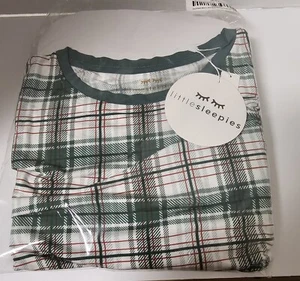 (NWT!) Littlesleepies Men's Plaid Pajama Top Size S NEW Never Worn  - Picture 1 of 8