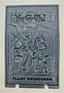 Yu-Gi-Oh 1996 Kasuki Takahashi Black Plastic Card Flame Swordsman - Picture 1 of 4