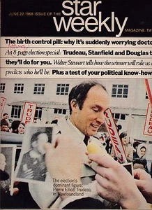 Star Weekly Magazine Birth Control Pill Jake Gaudaur CFL June 22 1968 - Picture 1 of 1