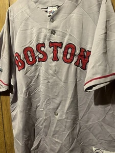 Boston Red Sox Baseball Jersey MLB Majestic Vintage Men's XL Gray - Picture 1 of 6