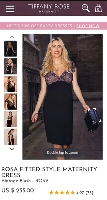 Tiffany Rose -Rosa Fitted Style Maternity Dress -Size 1 - Image 1 of 4