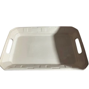 Plato Longaberger 317990 Woven Traditions Manejado Marfil Nuevo en Caja - Imagen 1 de 4