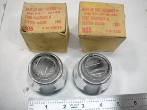 NEW USA Ford 1961 Ford Galaxie Fairlane Sunliner Starliner Backup Assembly -Pair - Picture 1 of 5