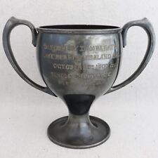 Antique 1909 Discovery Day Regatta Oakland California Shell Race Rowing Trophy