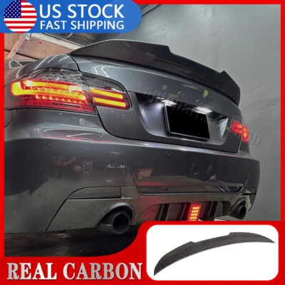 Alerón de fibra de carbono real para BMW E92 cupé 328 335i/M3 E92 2005-2013 Foto 1 de 4