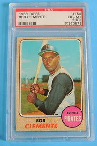 1968 Topps Baseball #150 Roberto Clemente Pirates HOF PSA 6 (ST) - EX/MT - Picture 1 of 2