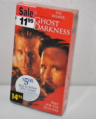 The Ghost and the Darkness (VHS, 1997) New Sealed - Image 1 of 3