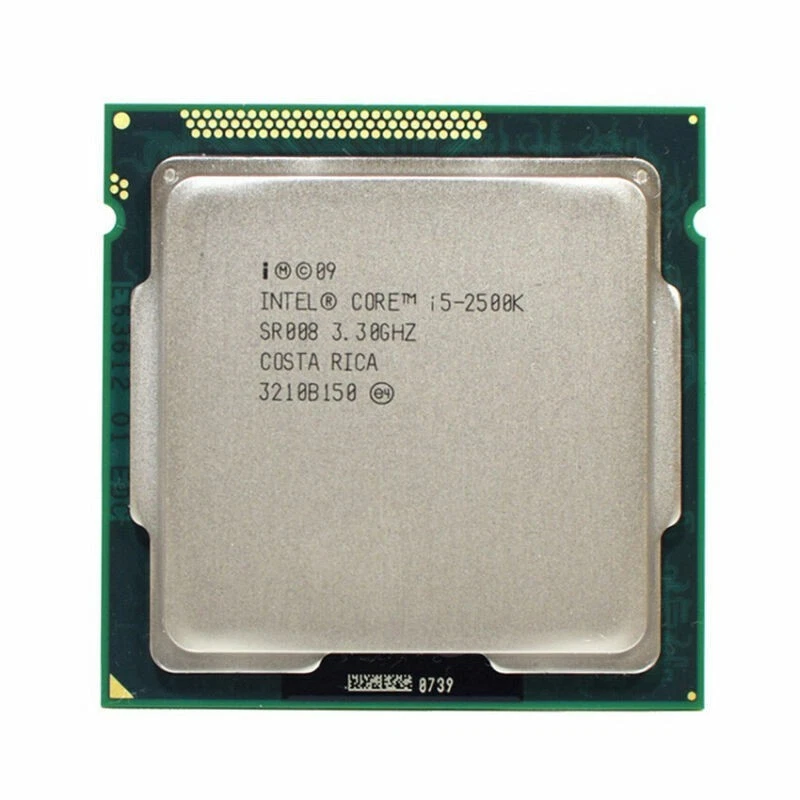 Intel Core i5-2500K CPU Quad Core 4-Thread 3.3GHz 6M SR008 LGA 1155 Processor - Image 1 of 1