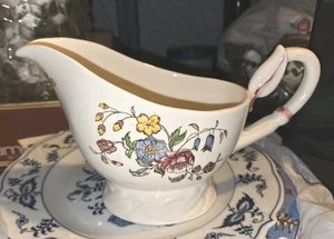 Vintage Vernon Kilns May Flower Gravy boat, California Hand Painted - Picture 1 of 7