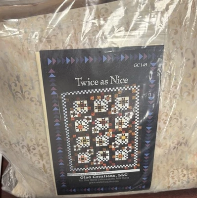 Kit trapunta Twice As Nice di Glad Creations LLC tessuti batik - Immagine 1 di 2