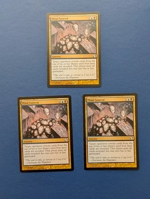 MTG Mind Funeral X3: Modern Masters #181 – NM-MT - Image 1 of 2