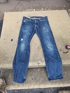 Abercrombie Fitch Blue Jeans 34x34 - Picture 1 of 9