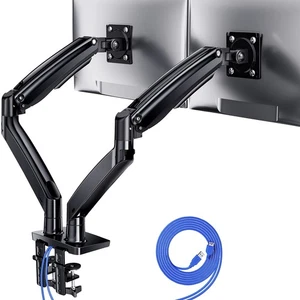 Dual Monitor Desk Mount up to 40 inches Screens, Max 26.4lbs Capacity Each, H... - Afbeelding 1 van 8