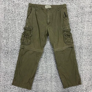 No Boundaries Cargohose Herren 38x32 olivgrün Fallschirmjäger Militär Fatigue - Bild 1 von 21
