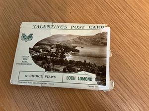Loch Lomond 1948 B&W Valentine 12 postcard set - Picture 1 of 5