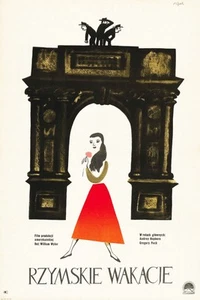 Roman Holiday Polish Movie Poster 27x40 27"x40" USA Ships Rolled Poster - Picture 1 of 1
