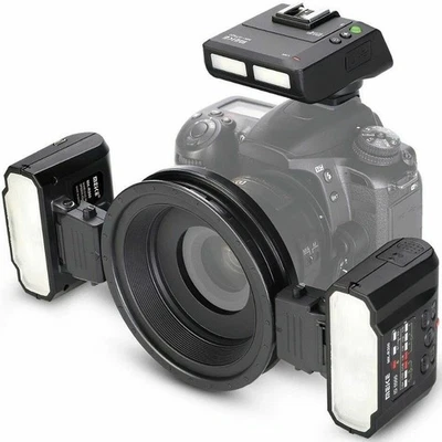 MEIKE MK-MT24 II Macro Twin Flash Light Speedlite For Canon, Nikon, Sony Cameras - Image 1 of 4