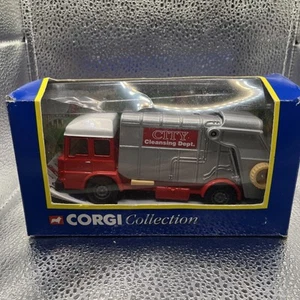 CORGI CLASSICS REFUSE / GARBAGE TRUCK CITY CLEANSING DEPT 58601 1/50 Box Damage - Picture 1 of 3