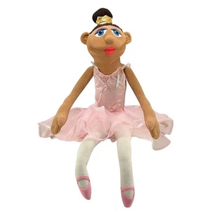Melissa & Doug Ballerina Puppe Plüschtier Mädchen Tänzerin rosa Tutu Kinder - Bild 1 von 8