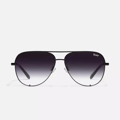 Quay Australia High Key Sunglasses Black Fade - New - Image 1 of 2