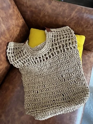 Bolsa de paja (papel) Banana Republic - Talla única - Carcasa: 100 % papel - Foto 1 de 4