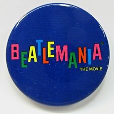 1981 BEATLEMANIA THE MOVIE Beatles 2,25 pouces bouton épinglé