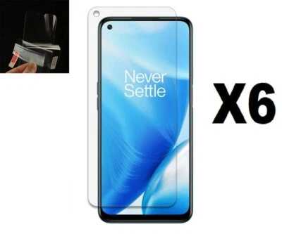 (6 Pack) Designed for OnePlus Nord N10 5G Film Screen Protector Shield (PET)  - Image 1 of 2