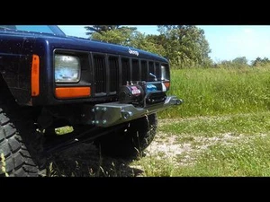 Ares Fabrication XJ Stubby Winch Bumper | Stealth | XJ (84-01) - Picture 1 of 8