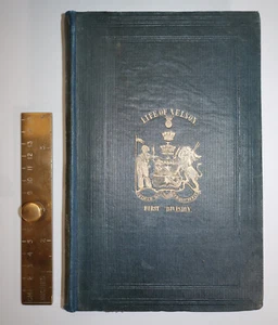 1839 Life and Services of Admiral Lord Nelson Seven Divisions Original Binding - Picture 1 of 24