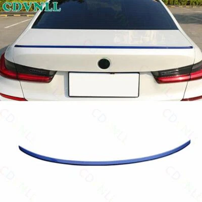 Alerón trasero azul brillante apto para BMW Serie 3 G20 2019-21 Foto 1 de 4