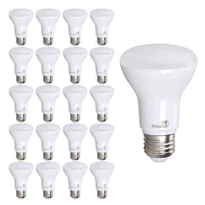 Bioluz LED 20 Pack BR20 LED Bulb 2700K Warm White 6W = 50 Watt Replacement 90... - Picture 1 of 5