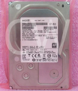 0F14685 Hitachi 2 TB 7,2 K 6G 64 MB disco rigido SATA 3,5 pollici HUS724020ALE640 - Foto 1 di 2