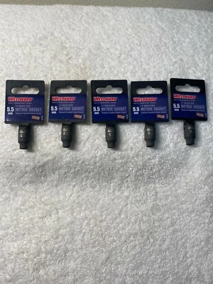 Impact Socket, Socket Size 5.5 mm, WESTWARD (GRAINGER) LOT OF 5 NEW  - Image 1 of 4