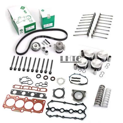 Engine Rebuild Overhaul Pistons Kit For VW Audi Golf R S3 TTS 2.0 TFSI CDL BHZ - Image 1 of 4