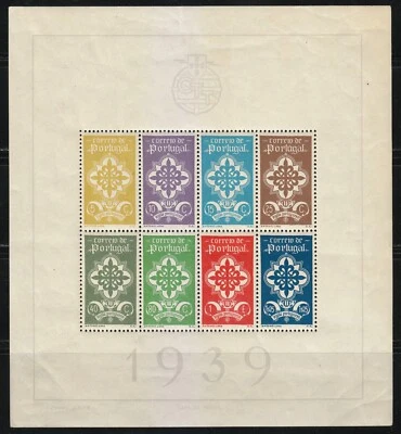 Portugal 1940 MHOG Mi Block 1 Sc 586a Portuguese Legion.Napoleonic Wars * - Image 1 of 2