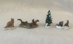 Christmas Lemax Village Collection 2001 Woodland Animals 12516 Village Town - Bild 1 von 10