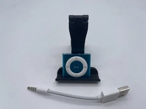 Apple iPod Shuffle 4th Generation Blue 2 GB A1373 FULLY WORKING - Picture 1 of 2