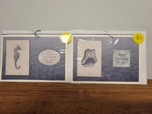 2x Handmade layered Card and envelope - Picture 1 of 1